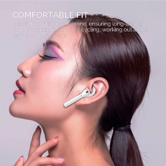 AhaStyle - PT60 AirPods  1 , 2  /EarPods 入耳式耳機套 (大, 中, 小 x 1對)  附收納套