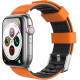 AhaStyle - WA11 優質矽膠撞色簡約休閒風格錶帶  Apple Watch  專用