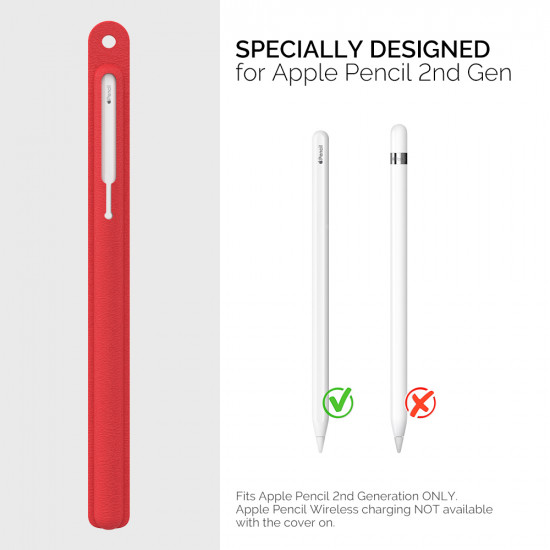 AhaStyle - Apple pencil 2代專用 矽膠收納筆套 (PT80)