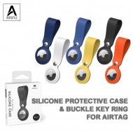 AhaStyle - WG34 AirTag 矽膠保護套 矽膠扣環鑰匙圈