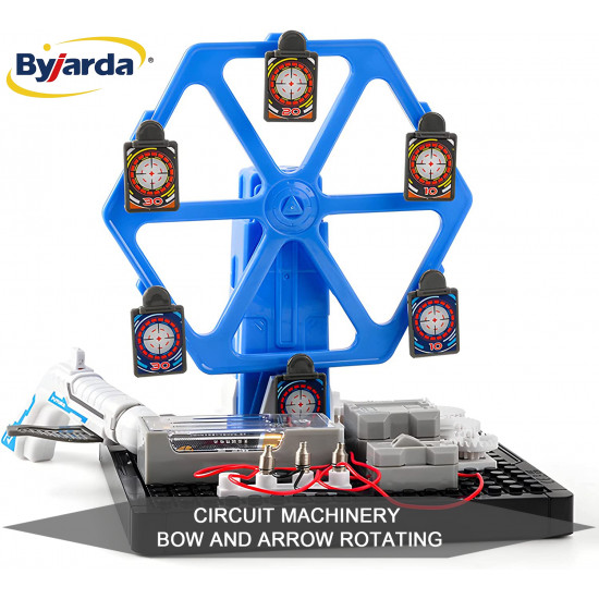 Byjarda - DIY 電路與機械電子 電路機械之旋轉標靶 實驗科學實驗套裝 STEM玩具