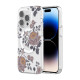 COACH - MagSafe 型號 iPhone 14 Pro 用的保護殼 - Moody Floral/Purple/Glitter/Clear (14 Pro_CIPH-127-MDYFC)