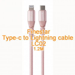 Finestar - 蘋果認證 Type-c to Lightning 數據線 LC02 (1.2M)
