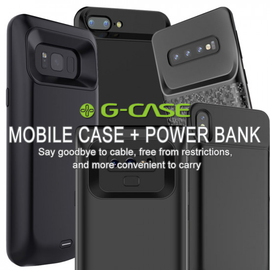 G-CASE - 移動電源電池外殼6000 mAh 適用於三星 Note 10+  (原裝保養90天)