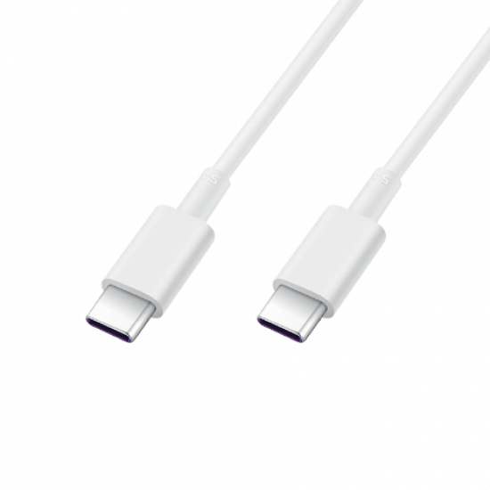 華為 - 5A數據線 USB Type-C 轉 USB Type-C (1M) (白色)(CP43)