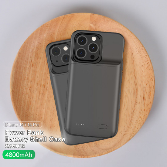 移動電源電池外殼4800mAh 適用於iPhone 14 / 14 Pro (原裝保養90天)