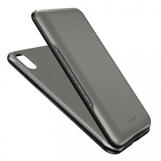 Rock P69無線充背夾移動電源5000mAh(For Apple iPhone X or XS) (黑色)(原裝香港保用90天)