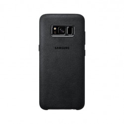 Samsung - S8 時尚手工絨皮背蓋 (黑色)