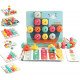 TOP Bright - 彩虹堆疊排序盒 兒童串珠拼插形狀認知想像力玩具 (120450)