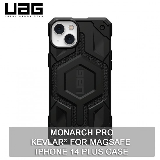 UAG - MONARCH PRO KEVLAR® FOR MAGSAFE IPHONE 14 PLUS 手機殼 (Kevlar Black)