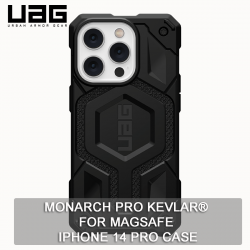 UAG - MONARCH PRO KEVLAR® FOR MAGSAFE IPHONE 14 PRO 手機殼 (Kevlar Black)