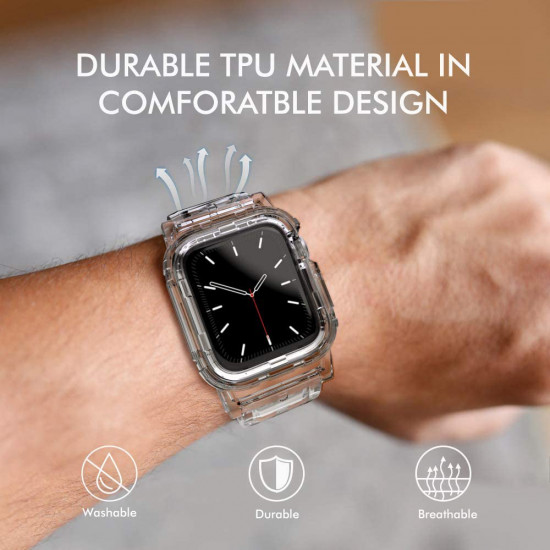 AhaStyle - WA04 Apple Watch Drop-resistant Transparent Sports Strap