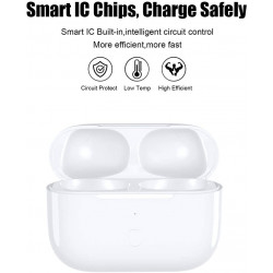 Air Pods pro2 Qi Wireless Charging Case Replacement (Air Pods pro2 Not Included) with Built-in Power Battery, 4 Times Full Charge
