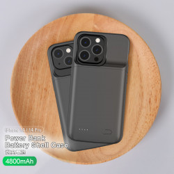 Power Bank Battery Shell Case 4800mAh For iPhone 14 / 14 Pro (Hong Kong Warranty Period 90 days)