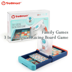 TOP Bright - Family Games 3 In 1 Logical Racing Board Game (120519)