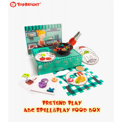 TOP Bright - Pretend play ABC Spell & Play Food Box