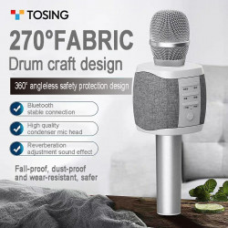 TOSING - 027 Wireless Bluetooth Karaoke Microphone  for iPhone/Android/iPad/ PC