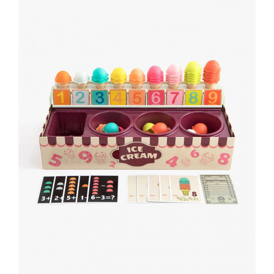 TopBright - Colorful Number Cognitive Ice Cream Learning Box