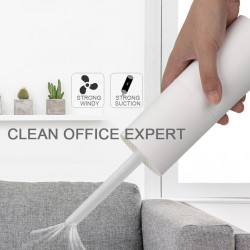Wireless Vacuum Cleaner, Minimal but Strong Suction Suitable for suction Wall Corner, Windows, Sofa Gaps, Car Seats, Office, Computer Keyboards, Wardrobes.. (Hong Kong Warranty Period 90days)